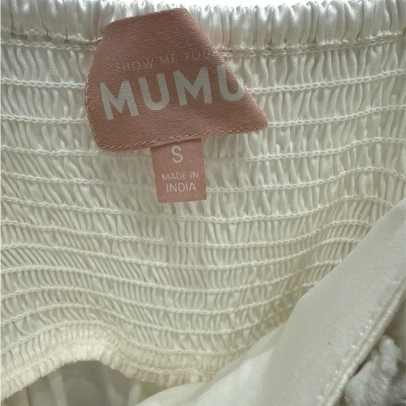 NEW Show Me Your Mumu Gabriella Maxi Dress White Enchanted Embellishment Small - Picture 10 of 11